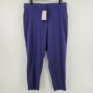 Nike Golf Pants Womens XL Purple Dri-Fit FD5607-410 Slim Fit Sportswear